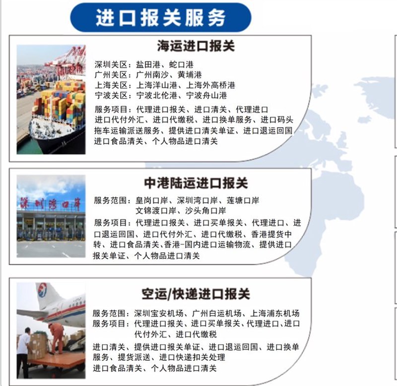 报关清关